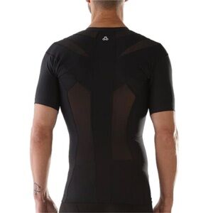 Alignmed Men’s Posture Zip Up Shirt In Black Size L